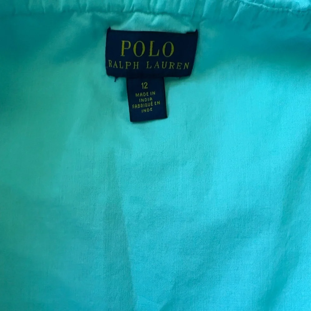 Polo by Ralph Lauren Blue Jumpsuit with Ruffled Details